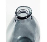 Jarrón Brenna de vidrio azul 100% reciclado 36 cm
