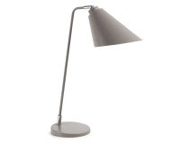 Lámpara de mesa Tipir de acero con acabado gris