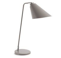 Lámpara de mesa Tipir de acero con acabado gris