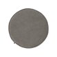 DE_Galette de chaise ronde Sora velours côtelé gris Ø 35 cm