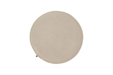 Sora rond stoelkussen corduroy taupe Ø 35 cm