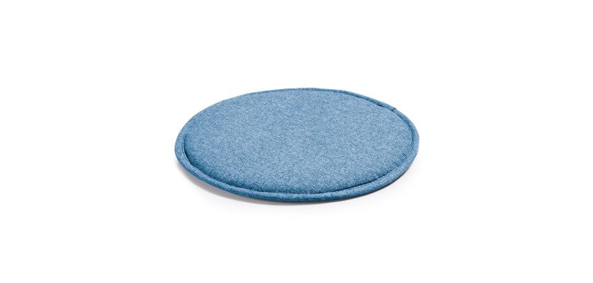 Coussin Silke bleu foncé
