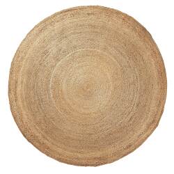 DE_Tapis rond Doc 100 % jute couleur naturelle Ø 200 cm