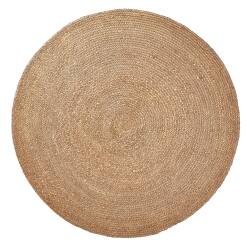 DE_Tapis rond Doc 100 % jute couleur naturelle Ø 150 cm