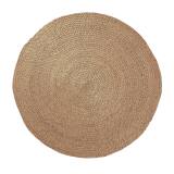 Tapis rond Doc 100 % jute couleur naturelle Ø 100 cm