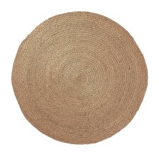 Tapis rond Doc 100 % jute couleur naturelle Ø 100 cm