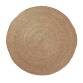 DE_Tapis rond Doc 100 % jute couleur naturelle Ø 100 cm