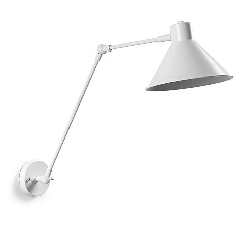 Dione wandlamp wit