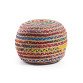 Multicolor Saht pouf Ø 50 cm