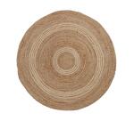 Alfombra redonda Saht de yute natural Ø 100 cm