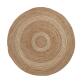 Tapis rond Saht en jute couleur naturelle Ø 100 cm