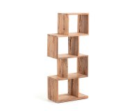 Estantería Aroba de madera maciza de teca reciclada 55 x 132 cm