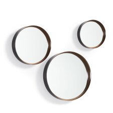 Set Ralphe de 3 miroirs Ø 51 cm / Ø 41 cm / Ø 30 cm