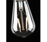 Halogen LED Bulb E27 of 4W and 65 mm warm light