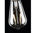 Halogen LED Bulb E27 of 4W and 65 mm warm light