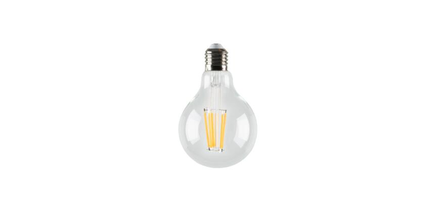 Halogen LED Bulb E27 of 4 W and 80 mm warm light