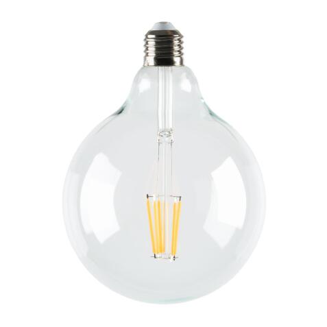 Halogeen LED-lamp E27 van 6W en 120 mm warm licht