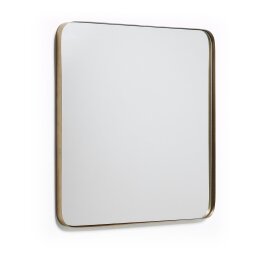 Marco gold metal wall mirror 60 x 60 cm