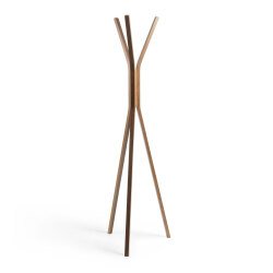 Chelsey solid rubber wood coat rack, 170 cm