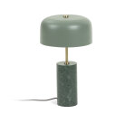 Videl table lamp in metal and marble