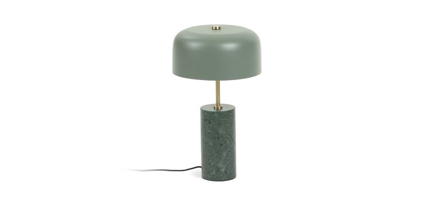 Videl table lamp in metal and marble