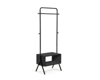 Perchero Celsie acero negro 74 x 180 cm