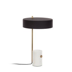 Phant table lamp in metal and marble