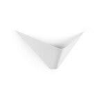 Aplique Ginebra de acero con acabado blanco