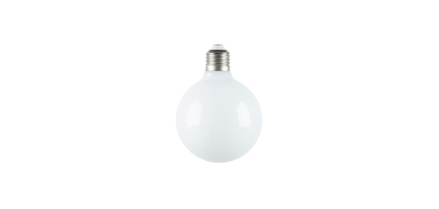 Bulb LED E27 lightbulb, 6W and 95 mm with warm light