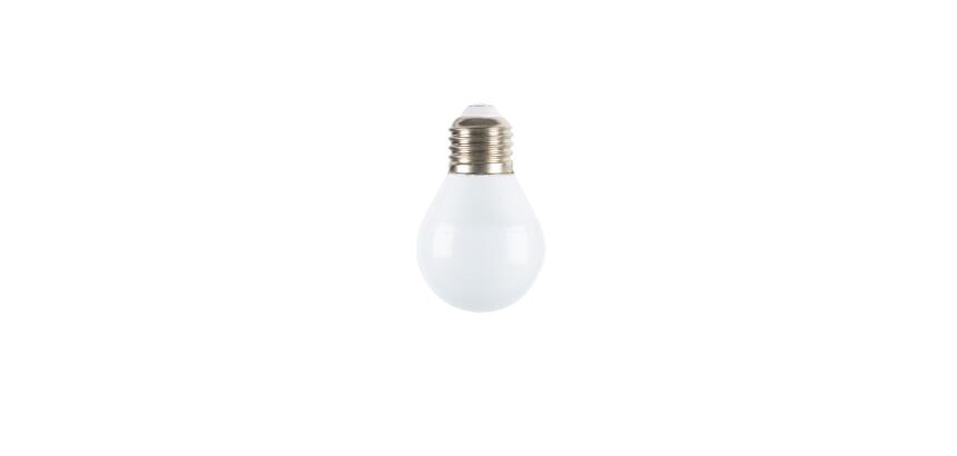 Bombilla LED Bulb E27 de 3W y 45 mm luz cálida