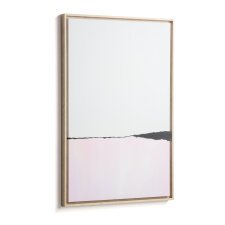 Tableau Wirgley 60 x 90 cm rose