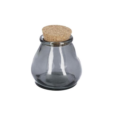 Bocal Rohan bleu petit format en verre 100% recyclé