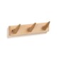 Colgador de pared Natane 3 ganchos madera abedul