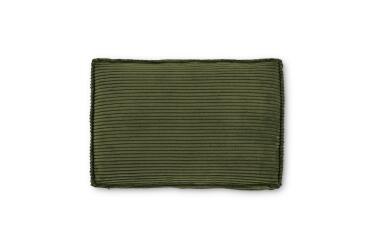 Cojín Blok de pana gruesa verde 40 x 60 cm