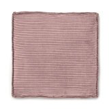 Dik roze ribfluweel Blok-kussen 60 x 60 cm