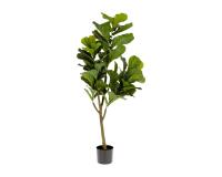 Planta artificial Ficus con maceta negro 150 cm