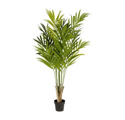 Planta artificial Palmera de bambú con maceta negro 170 cm