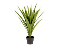Planta artificial Yucca con maceta negro 80 cm