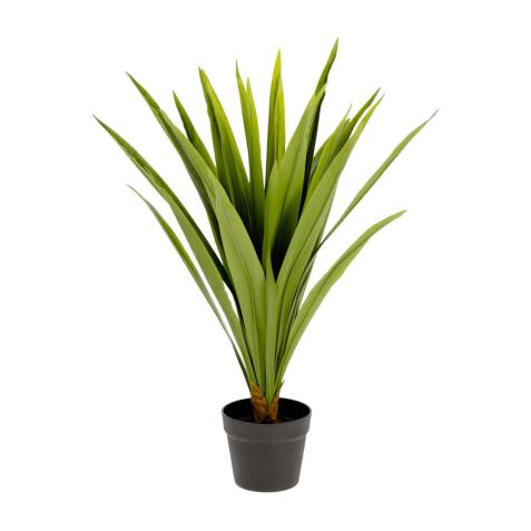 Planta artificial Yucca con maceta negro 80 cm