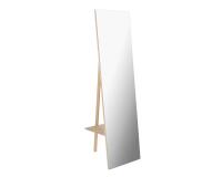 Espejo perchero de pie Keisy madera maciza abedul 45 x 160 cm
