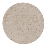 Tapis rond Takashi 100 % laine gris