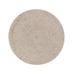 DE_Tapis rond Takashi 100 % laine gris Ø 150 cm