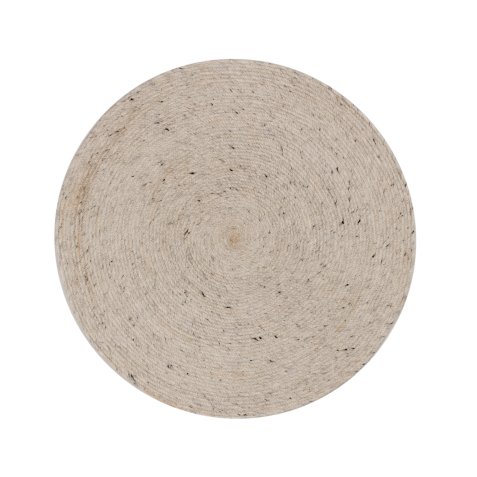 DE_Tapis rond Takashi 100 % laine gris Ø 150 cm