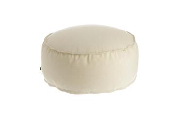 Pouf rond Nedra Ø 70 cm beige