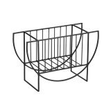 Aubrey black magazine rack