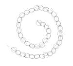 Guirlande Stelly noir 1,9 m