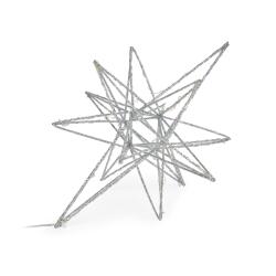 Nicoletta large star light in silver