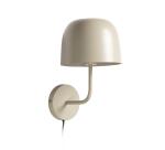 Aplique Alish de metal con acabado pintado beige