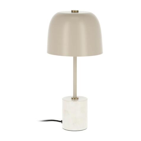 Alish table lamp in metal and marble