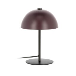 Lampe Aleyla en métal peint grenat